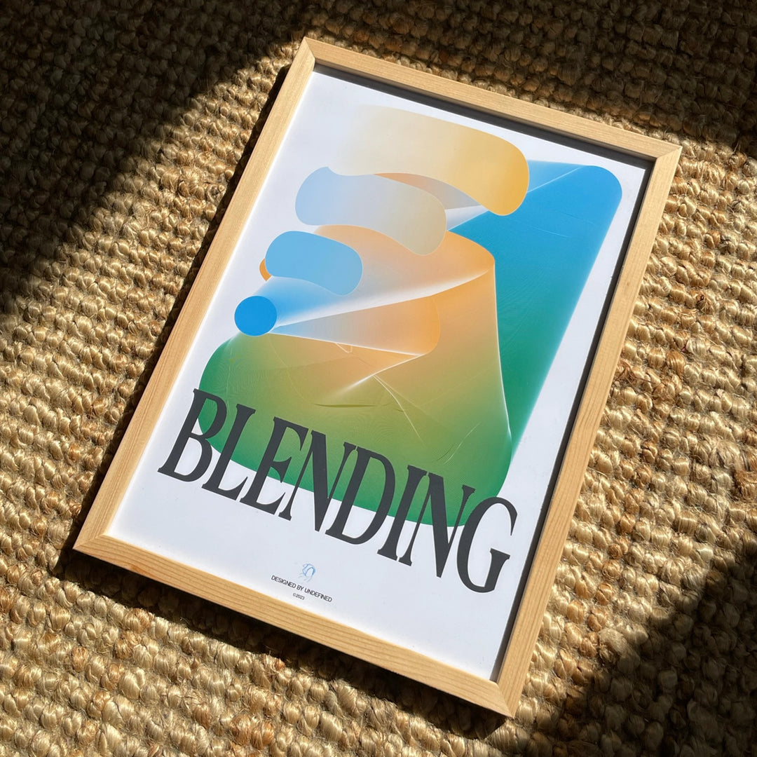 Blending - Køb Kunsttryk og Plakater hos Undefined Market
