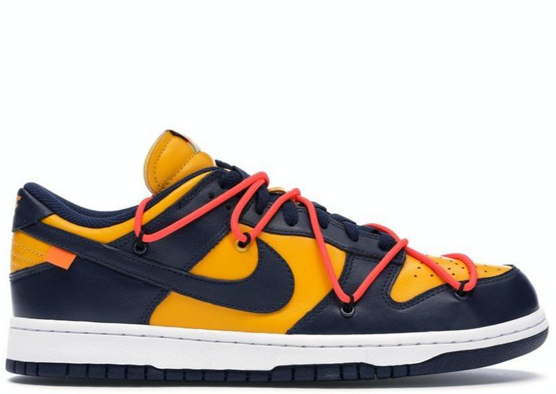 Nike Dunk Low Off-White Gold Midnight Navy